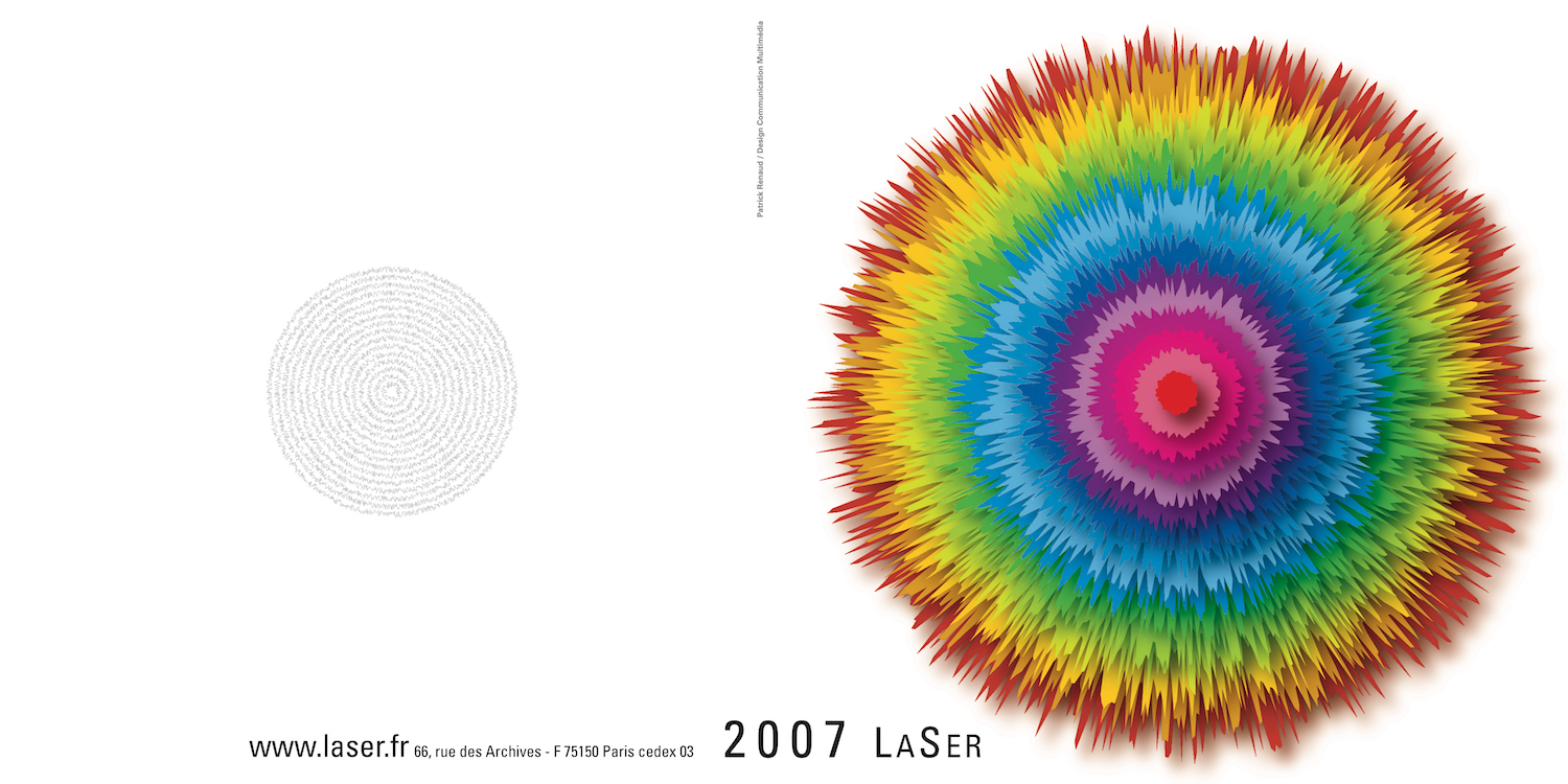 CARTE DE VOEUX LASER 2007