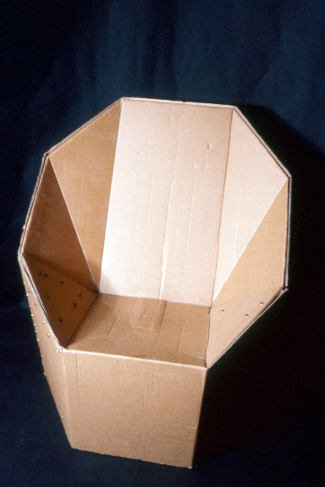 FAUTEUIL EN CARTON PATRICK RENAUD
