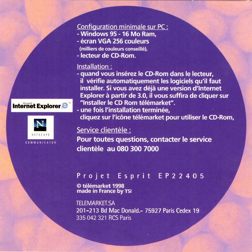 TELEMARKET CDROM 91
